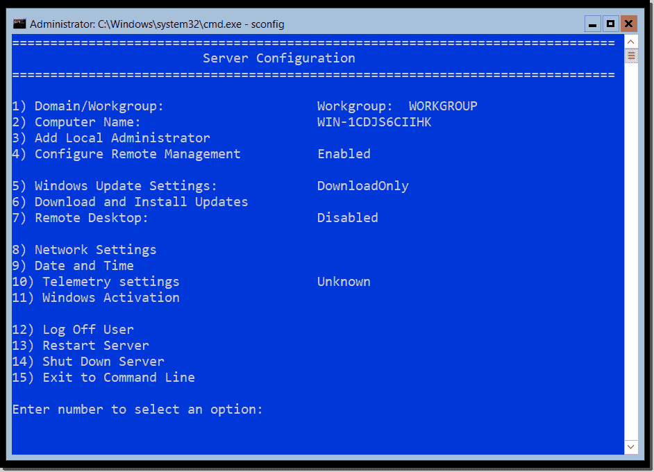 a quick guide to installing windows server core